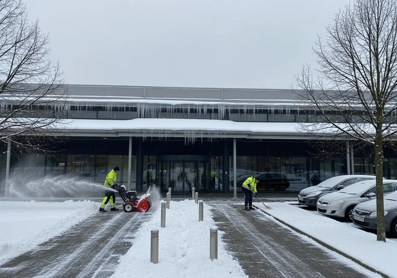 Vintervedligeholdelse af erhvervsejendom